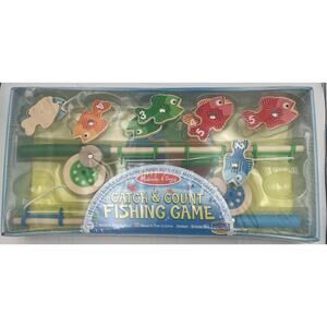 Melissa & Doug Catch & Count Fishing Game New Toddler Learning Game Math Countin